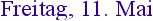 11. Mai 2001