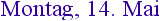 14. Mai 2001